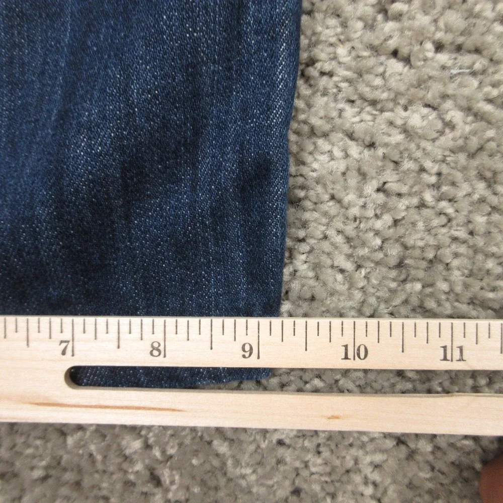 Levis Jeans Mens 38x32 Blue 569 Loose Straight Baggy Faded Stone Wash Denim Pant